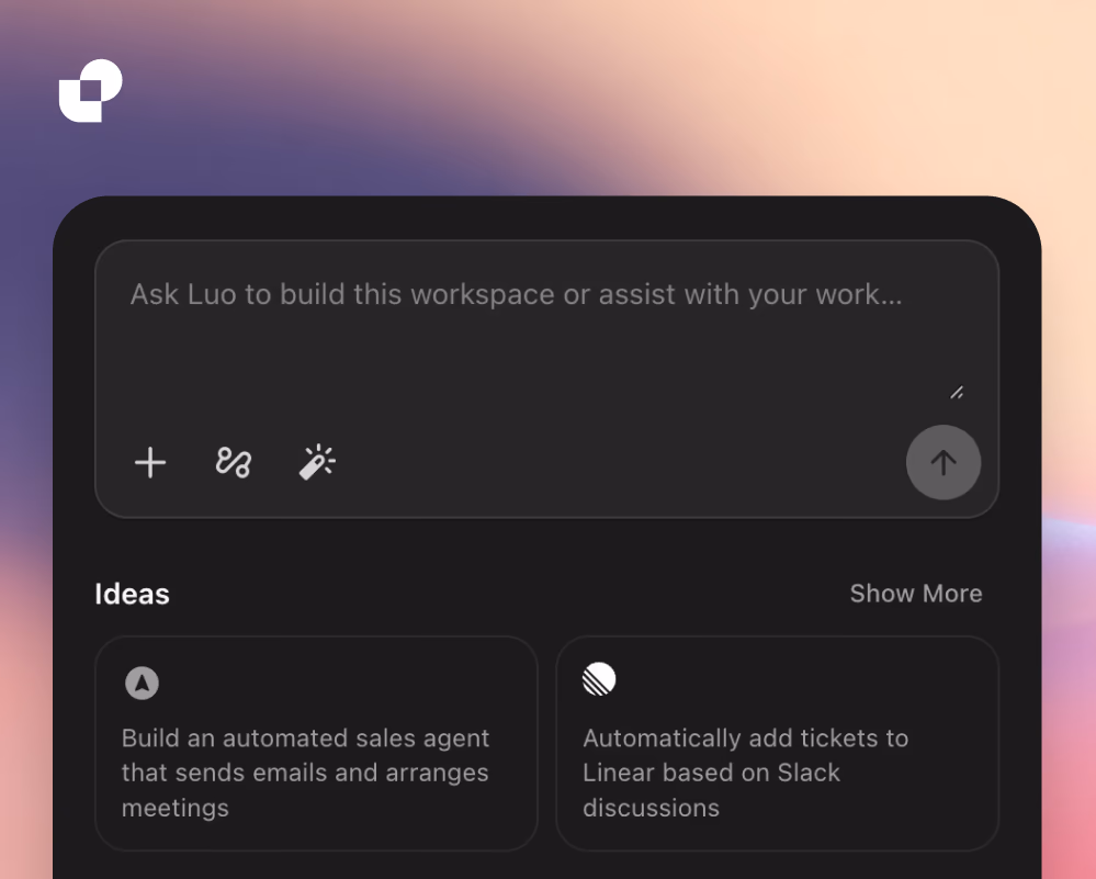 Your workspace evolves.